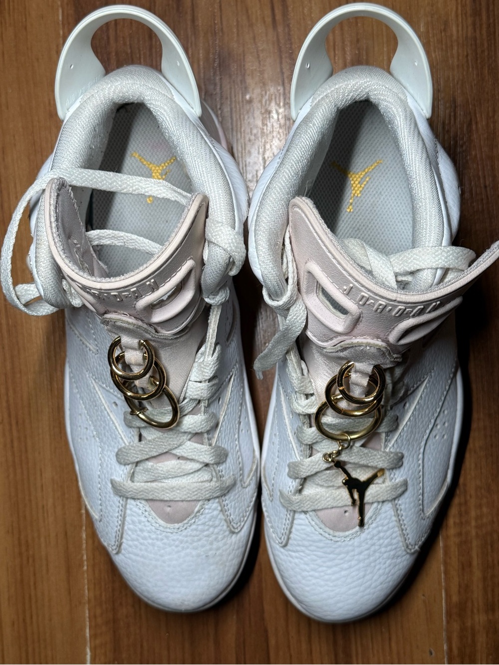 2021 Wmns Air Jordan 6 Retro 'Gold Hoops' DH9696-100